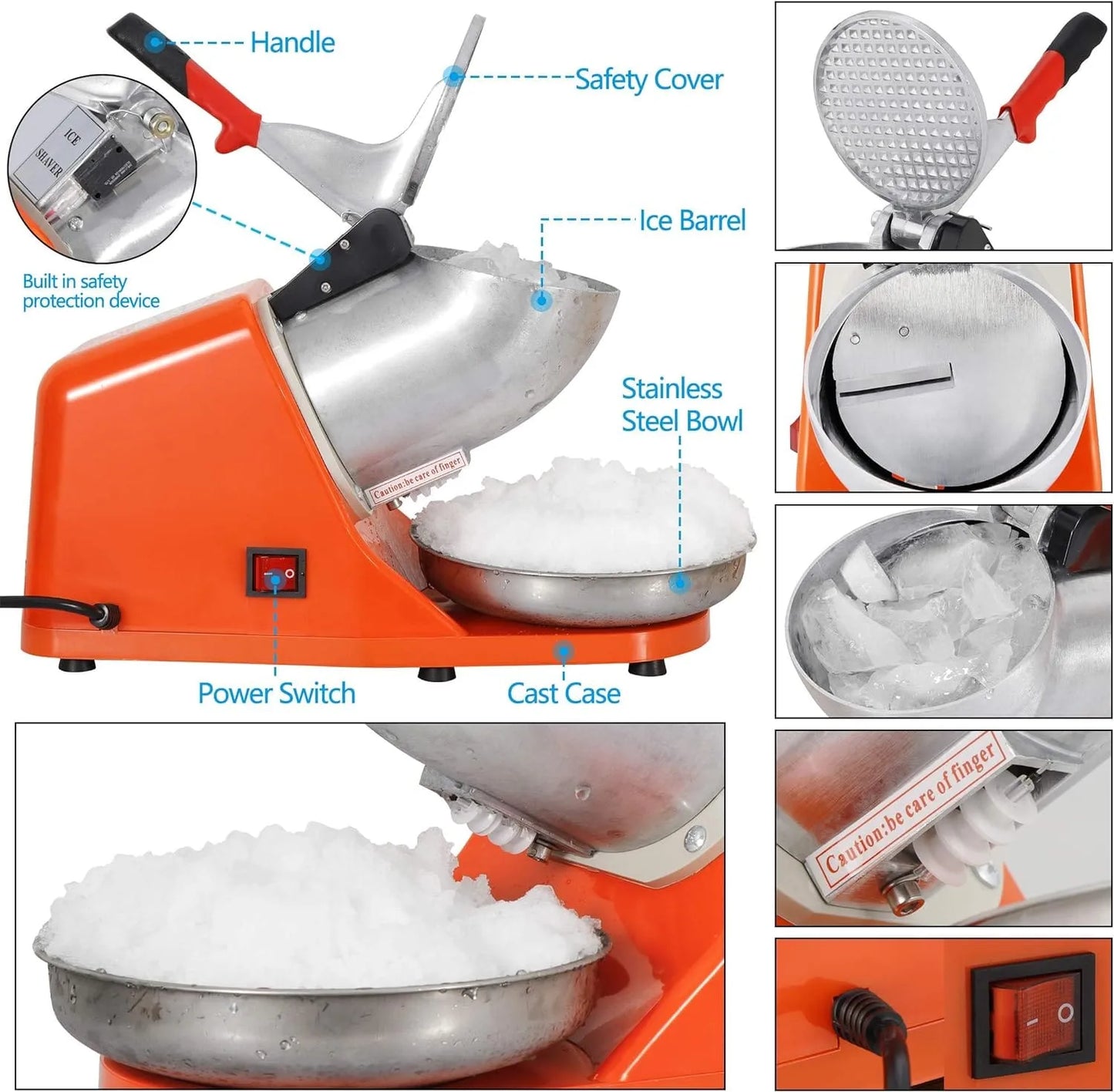 Ice Crusher | Commercial Gola Maker | Slush Maker